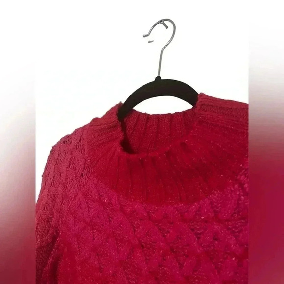 Lane Bryant Women's Mock-Neck Cable Sweater Plus Size 18/20 - Picture 5 of 8